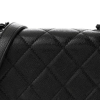 Chanel Caviar Quilted Incognito Mini Square Flap Black 8 of 10