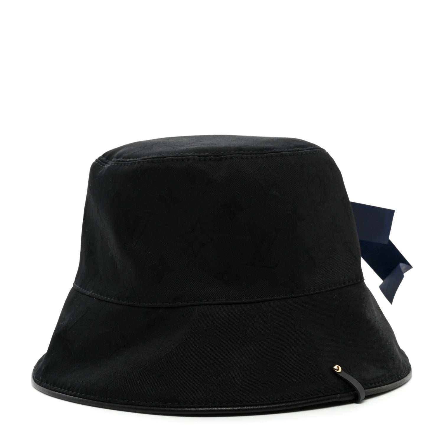 Louis Vuitton LV x YK Monogram Dots Reversible Bucket Hat S Black White 3 of 14