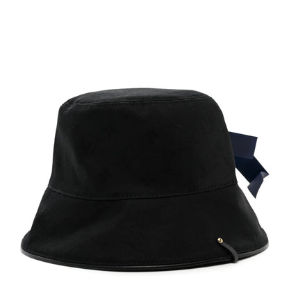 Louis Vuitton LV x YK Monogram Dots Reversible Bucket Hat S Black White 3 of 14