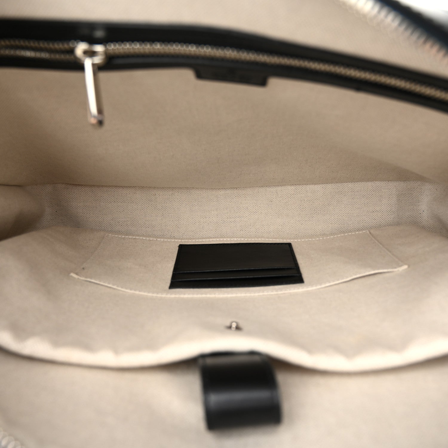 Gucci Calfskin GG Tennis Embossed Briefcase Black 5 of 10