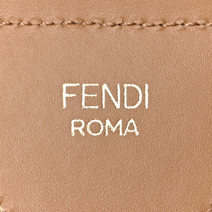 Fendi Ribbon Vitello King FF 1974 Adjustable Strap You Poudre Cuoio Miele Scuro 4 of 5