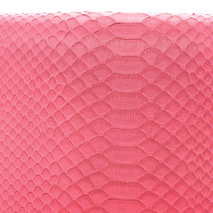 Celine Snakeskin Medium Classic Box Flap Pink 12 of 15