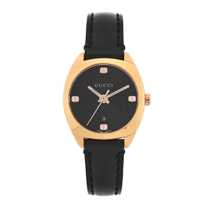 Gucci Stainless Steel Calfskin 29mm GG2570 Quartz Watch Black 1 of 4