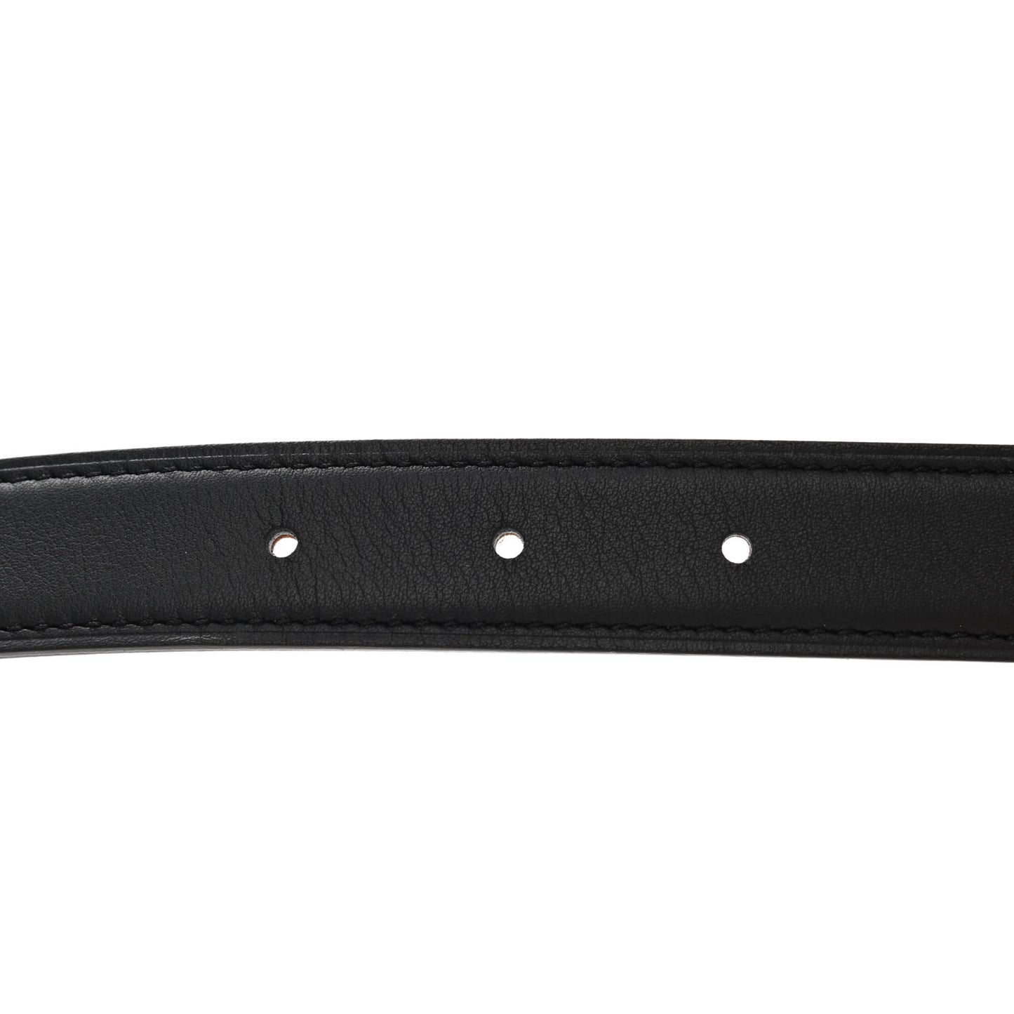 Swift Epsom 24mm Mini Constance H Belt 75 Black Gold
