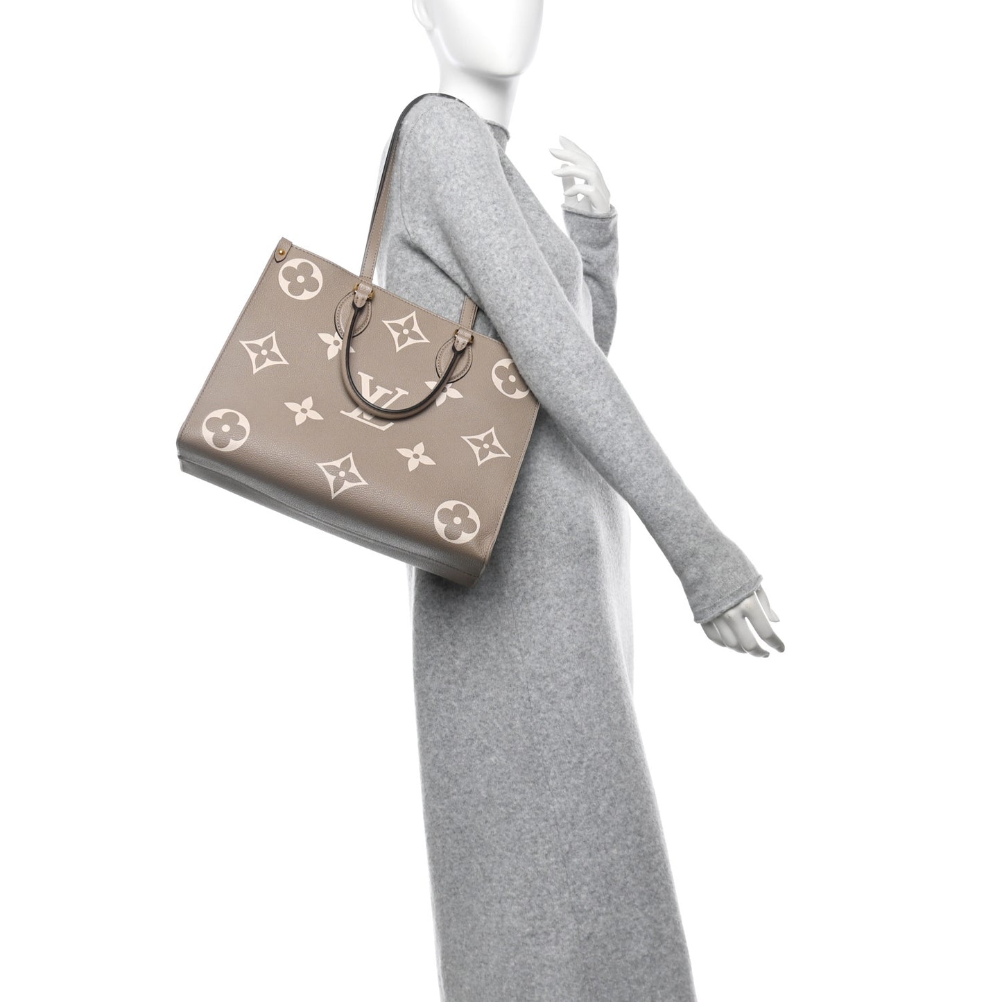 Empreinte Monogram Giant Onthego MM Tourterelle Creme