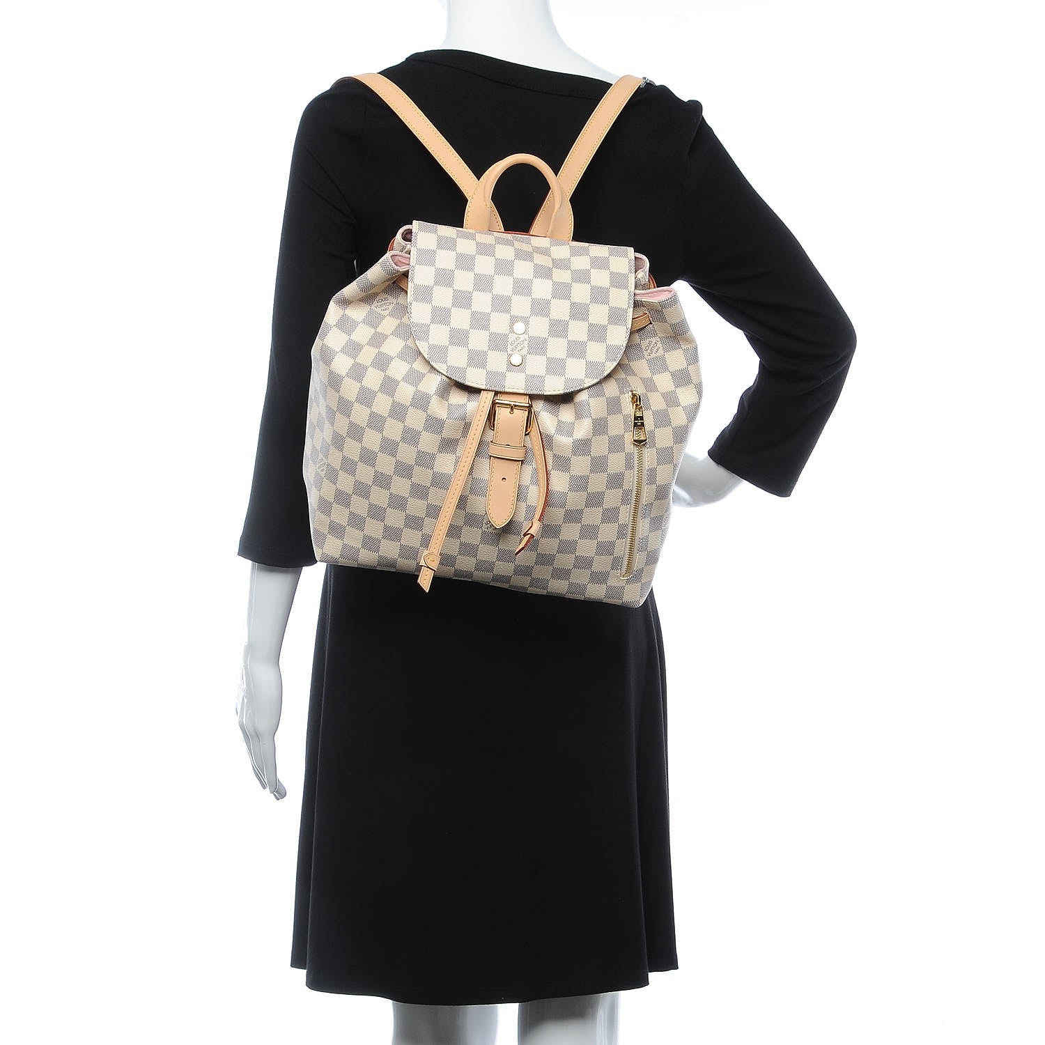 Louis Vuitton Damier Azur Sperone Backpack 2 of 6
