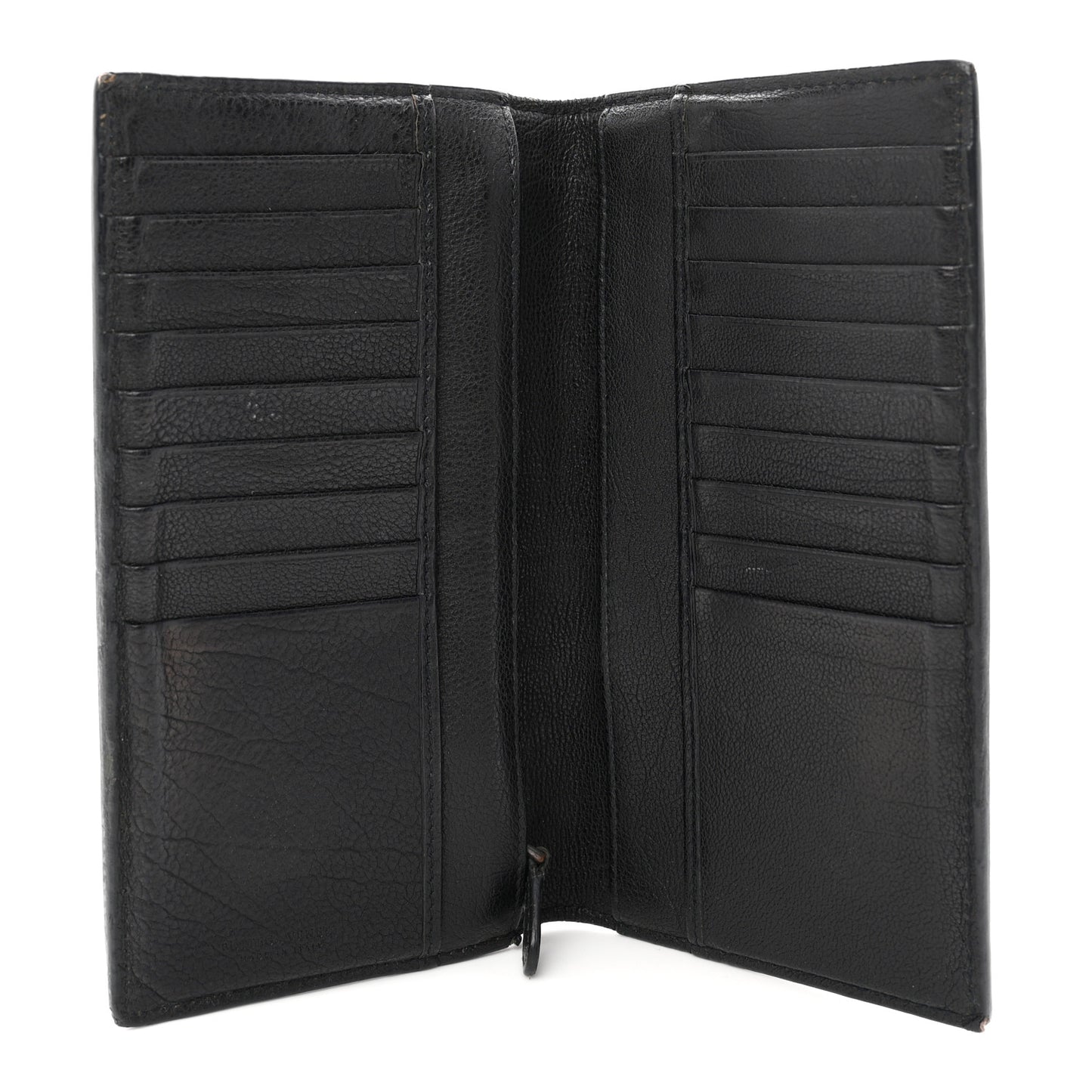 Nappa Intrecciato Long Wallet Black