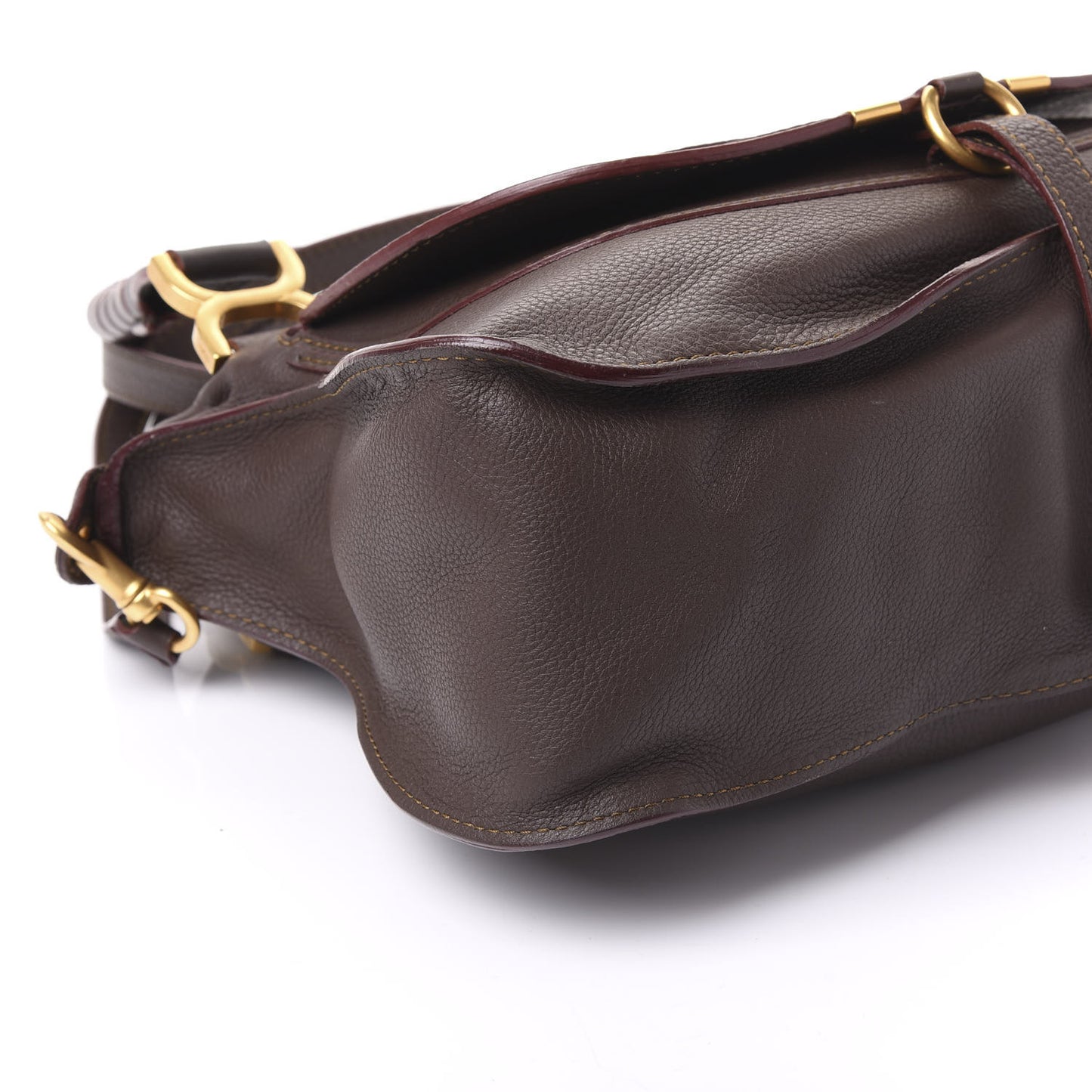 Calfskin Medium Marcie Satchel Truffle
