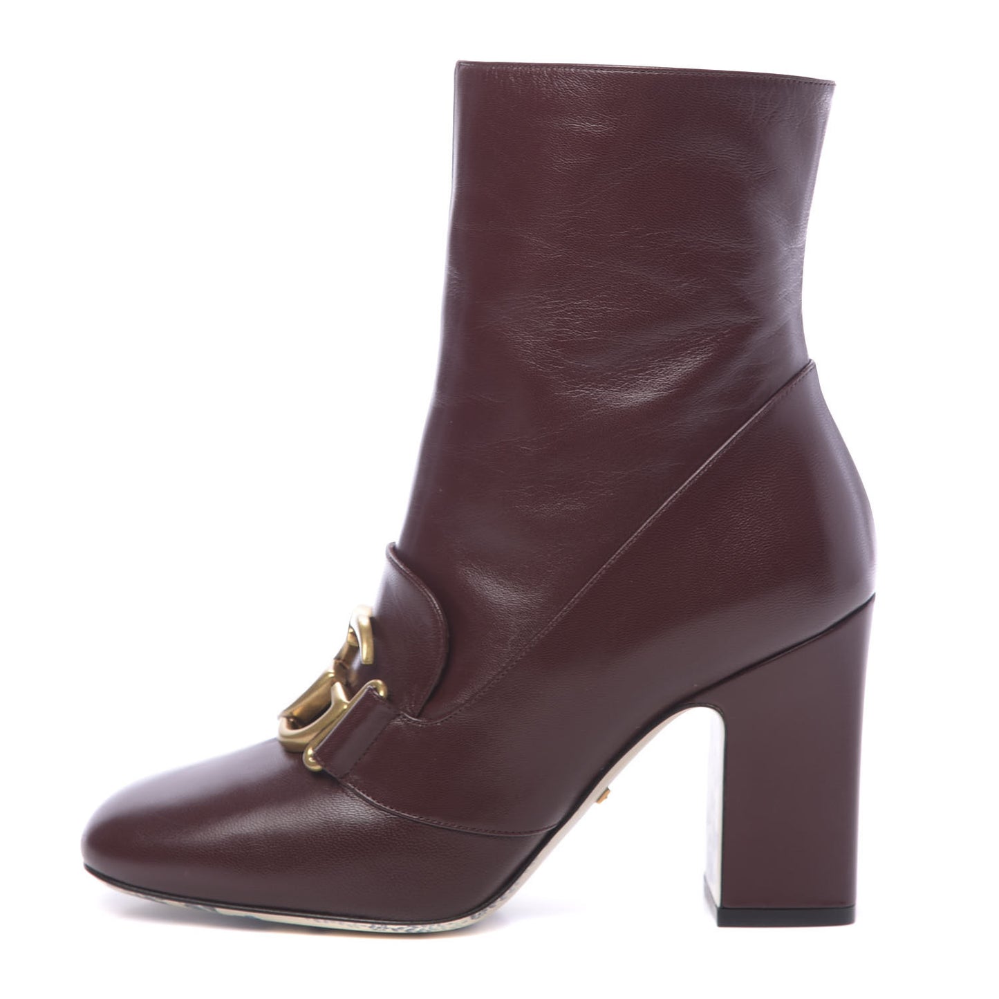 Malaga Kid GG Victoire 95mm Ankle Boots 36.5 Vintage Bordeaux