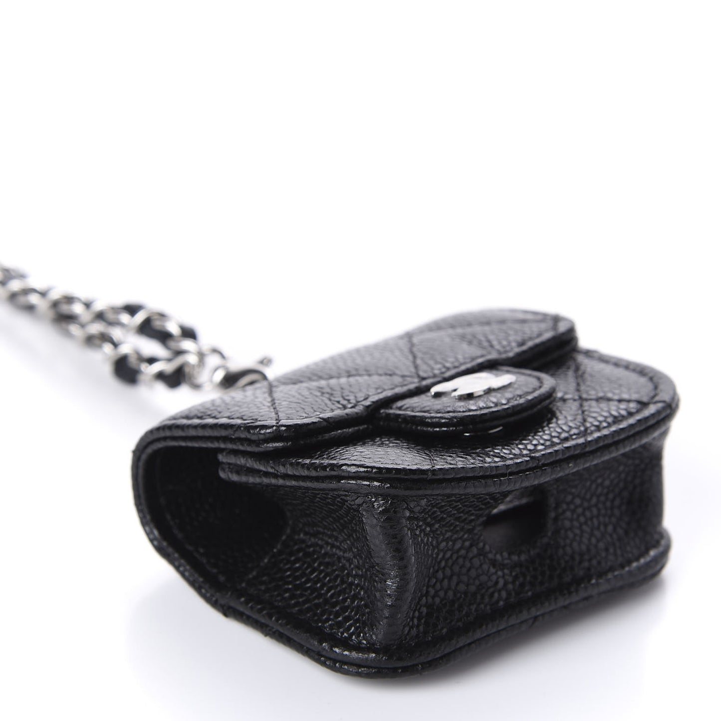 Caviar Quilted Airpods Pro Case Black