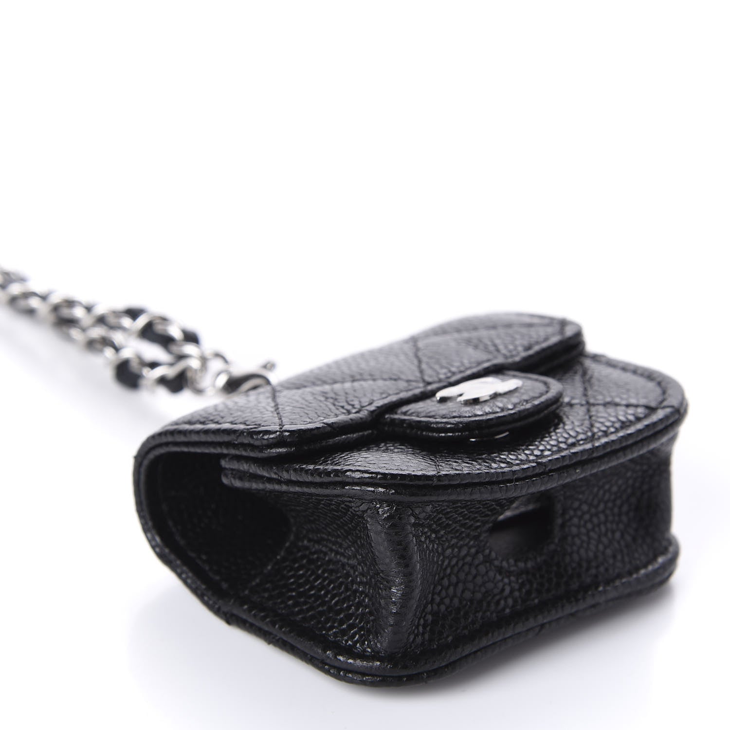 Chanel Caviar Quilted Airpods Pro Case Black 4 of 8