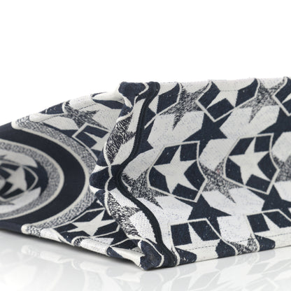 Christian Dior Canvas Embroidered Étoile Blue White 9 of 10