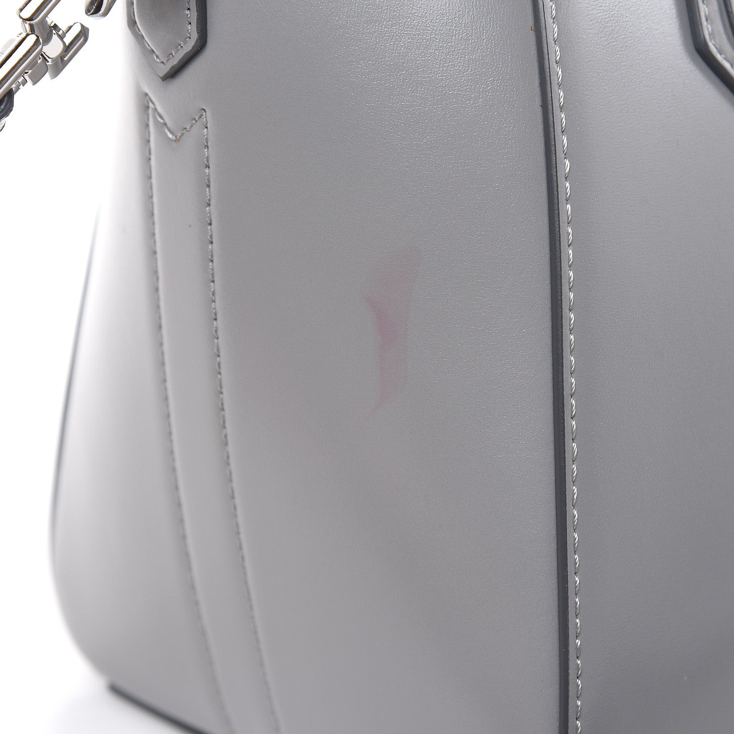 Givenchy Shiny Lord Calfskin Small Antigona Pearl Grey 15 of 17