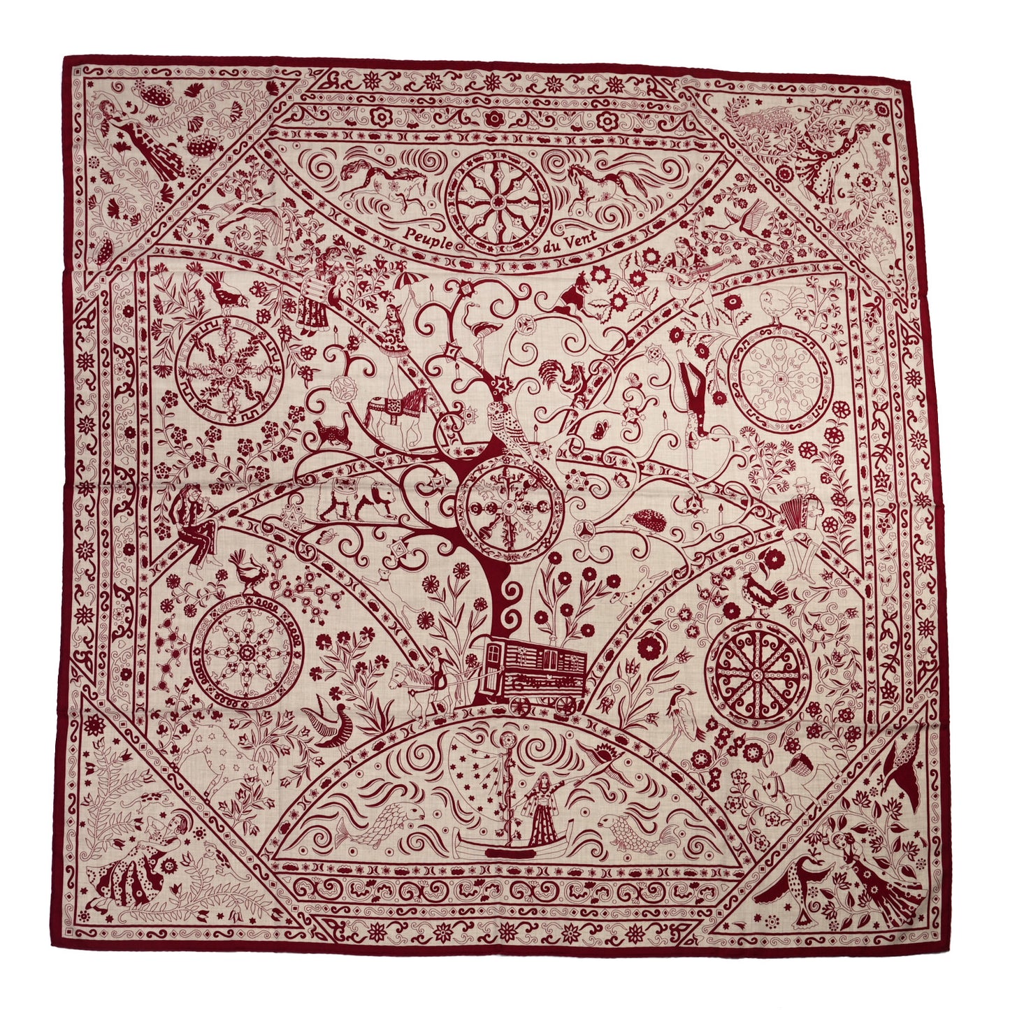 Cashmere Silk Peuple Du Vent Shawl 140