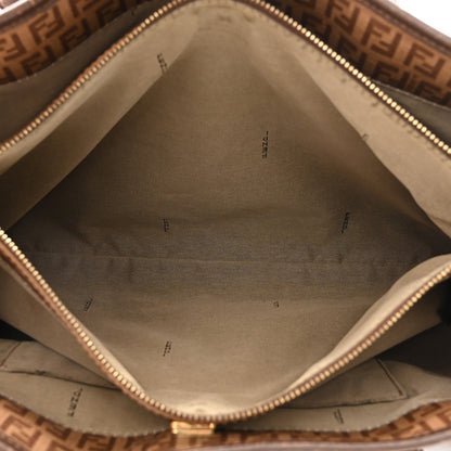 Fendi Zucchino Spalmati Vitello Tote Nocciola Castagna 5 of 13