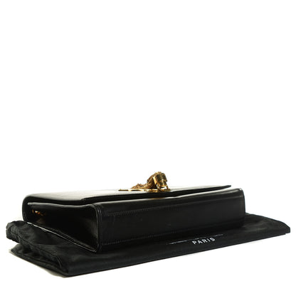 Saint Laurent Smooth Calfskin Medium Classic Monogram Kate Tassel Satchel Black 4 of 9