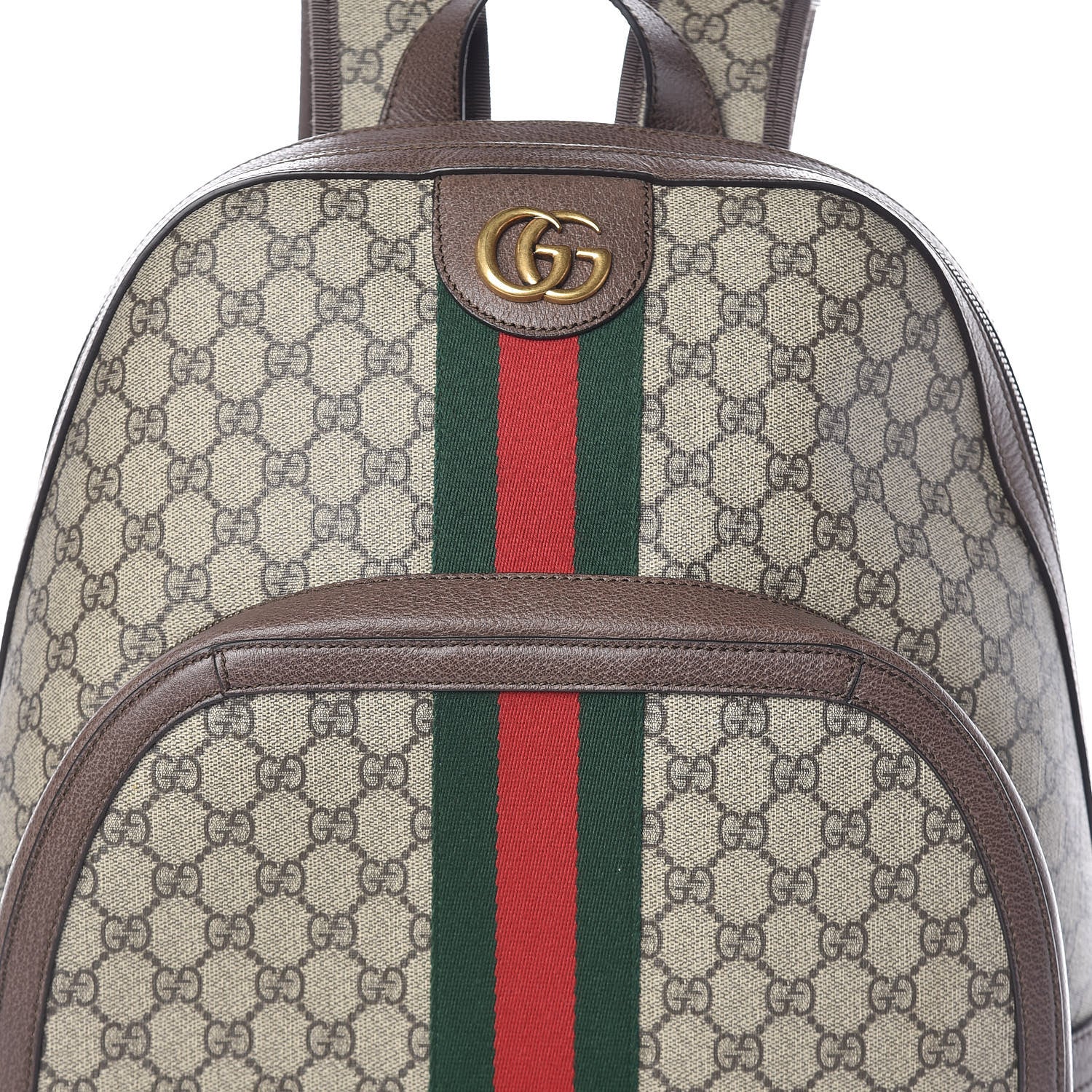 Gucci GG Supreme Monogram Medium Ophidia Day Backpack Brown 8 of 10