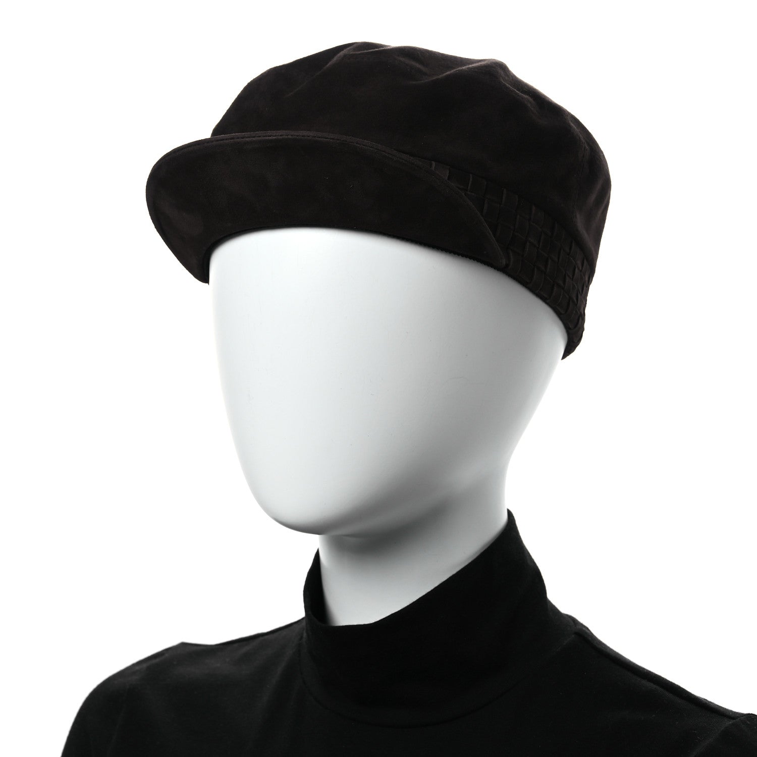 Hermes Suede Casquette Cabourg Cliquetis Cap 57 Marron Ebene 2 of 9