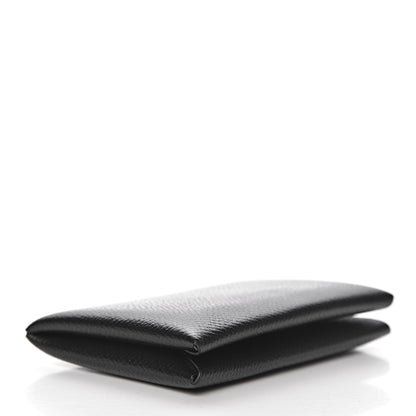 Hermes Epsom Calvi Card Case Black 4 of 9