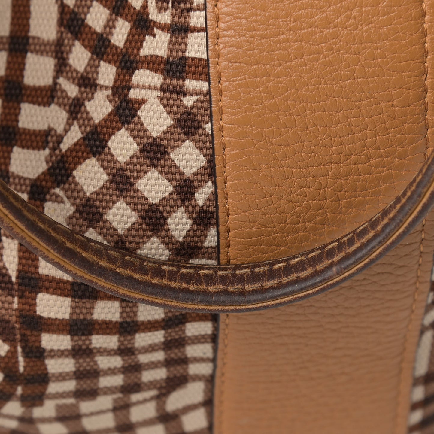 Visetos Large Liz Reversible Shopper Tote Cognac