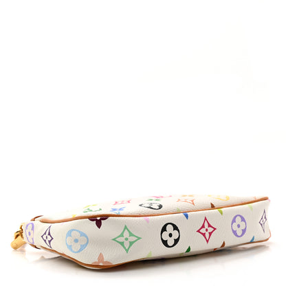 Louis Vuitton Monogram Multicolor Pochette Accessories White 4 of 12