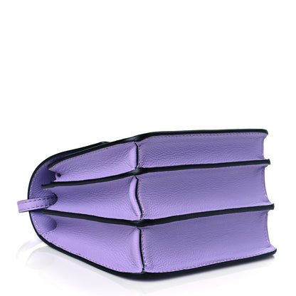 Versace Grained Calfskin La Medusa Shoulder Bag Lilac 3 of 9