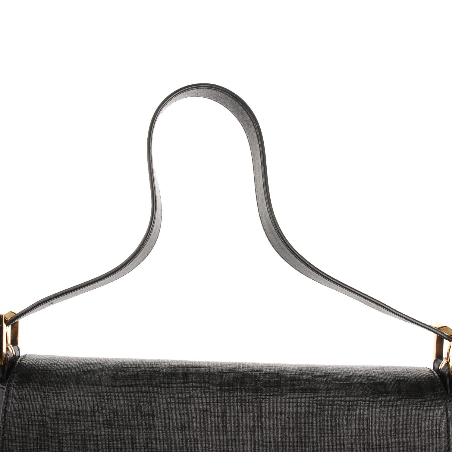 Fendi Zucchino Spalmati Vitello Forever Mama Baguette Black 8 of 8