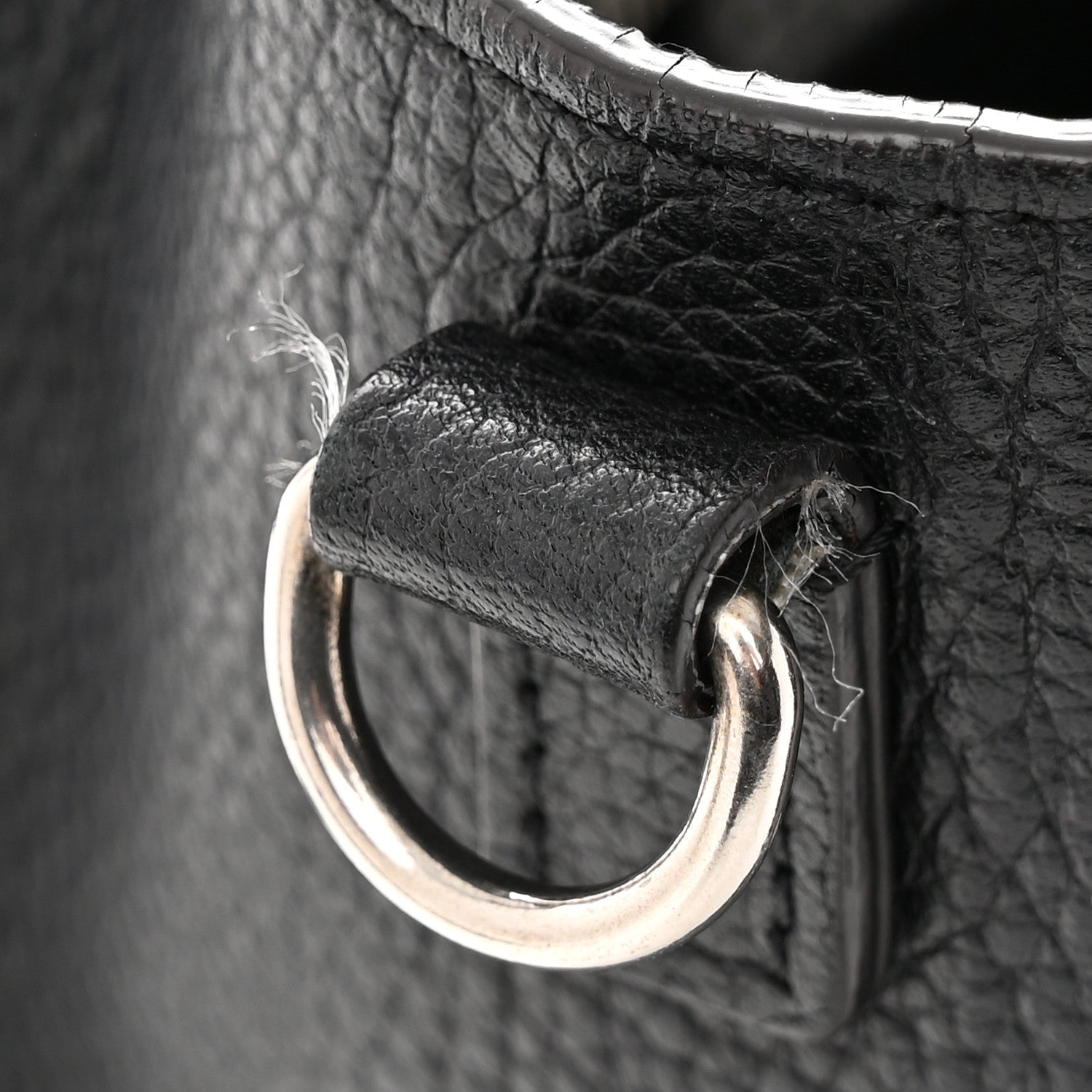 Celine Drummed Calfskin Nano Luggage Black 12 of 13