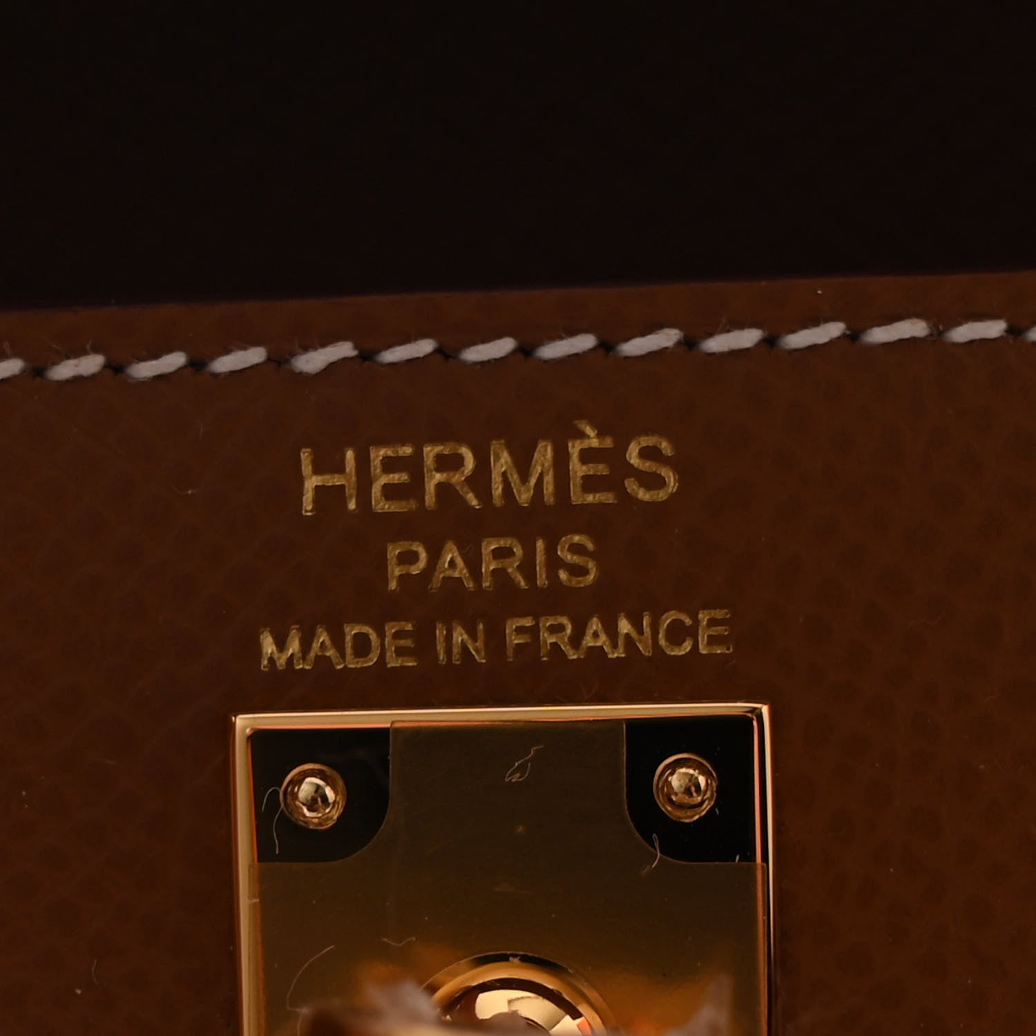 Hermes Epsom Kelly Sellier 25 Gold 6 of 11