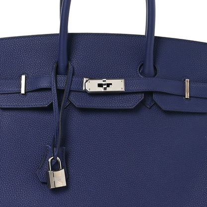 Hermes Togo Birkin 35 Bleu Encre 8 of 11