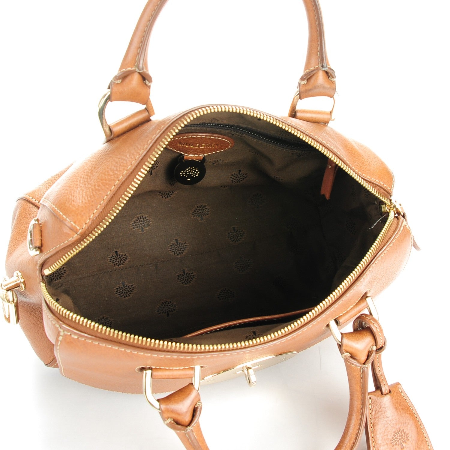 Mulberry Natural Leather Small Del Rey Satchel Deer Brown 5 of 9