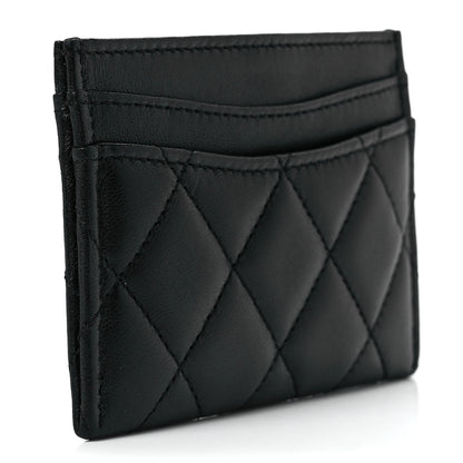 Chanel Lambskin Quilted Card Holder Black 3 of 12