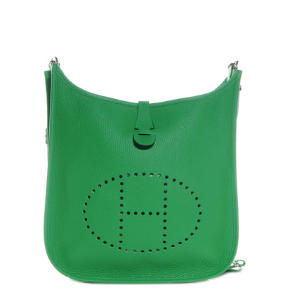 Hermes Taurillon Clemence Evelyne III PM Bambou 1 of 8