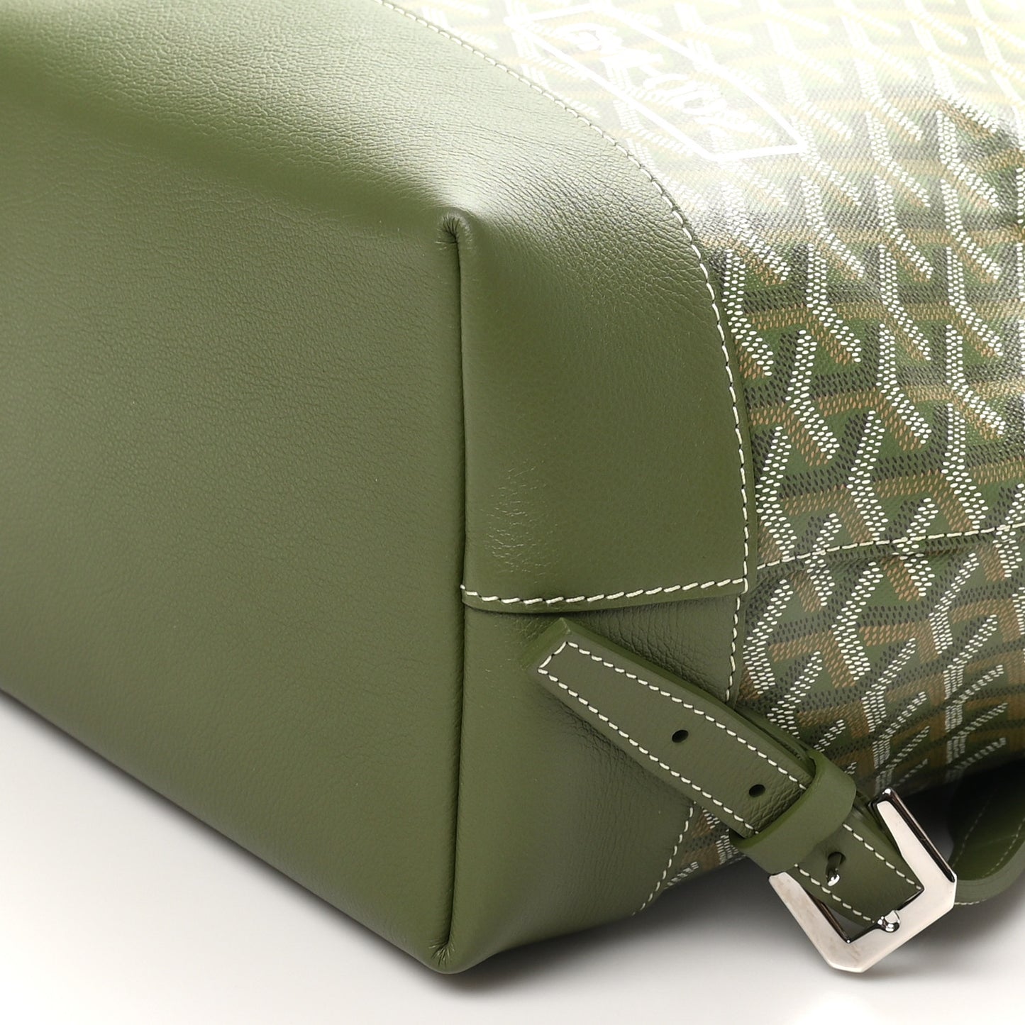Goyardine Calfskin Cisalpin MM Backpack Khaki