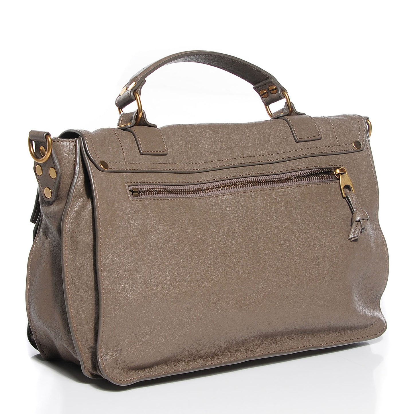 Lambskin Medium PS1 Satchel Smoke