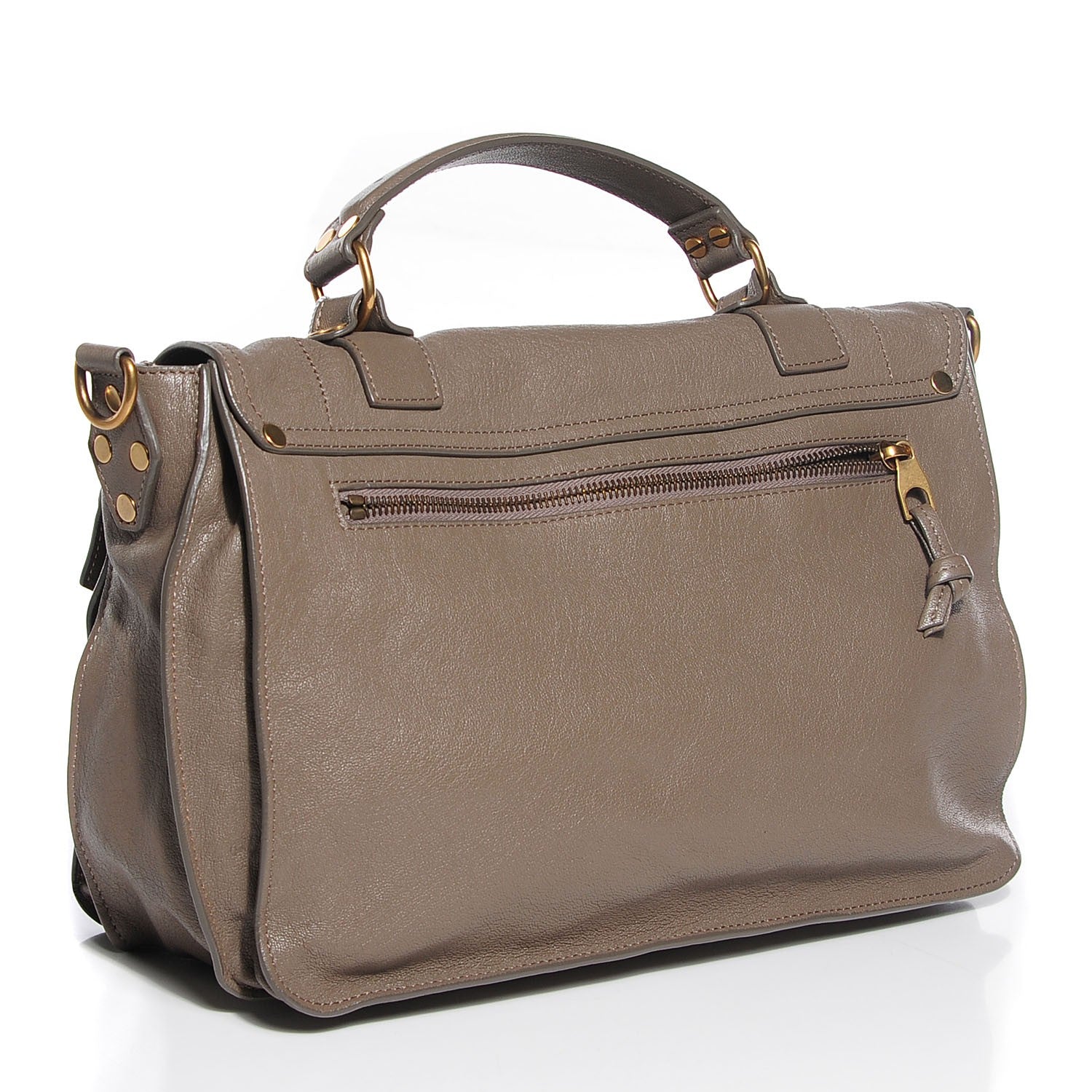 Proenza Schouler Lambskin Medium PS1 Satchel Smoke 3 of 12