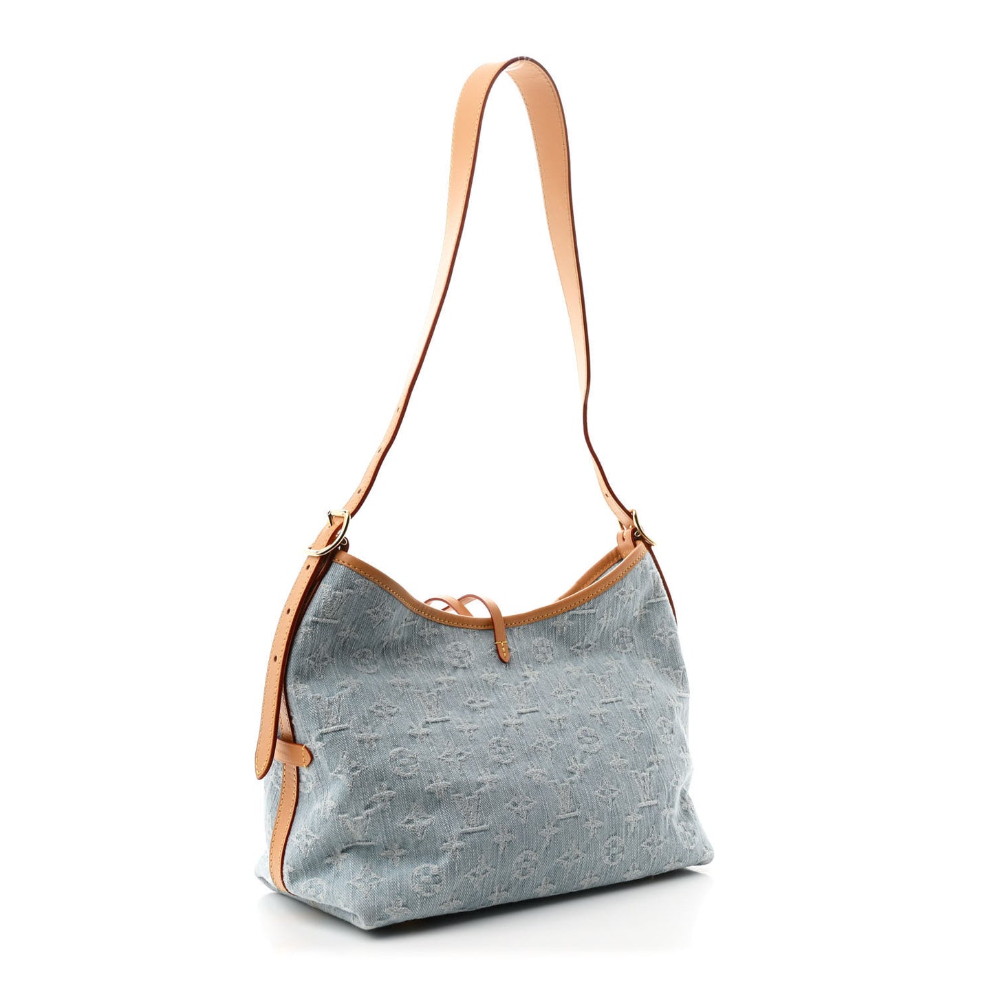Monogram Denim CarryAll PM Sky Blue