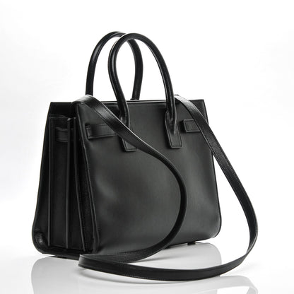 Saint Laurent Calfskin Baby Sac De Jour Black 3 of 6