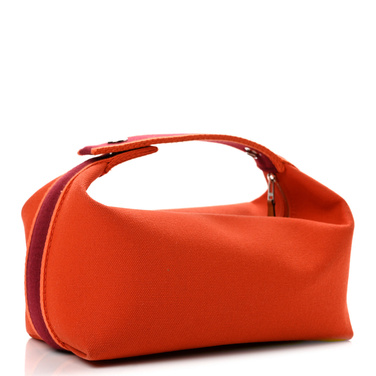 Canvas Small Bride-A-Brac Pouch Orange Burgundy