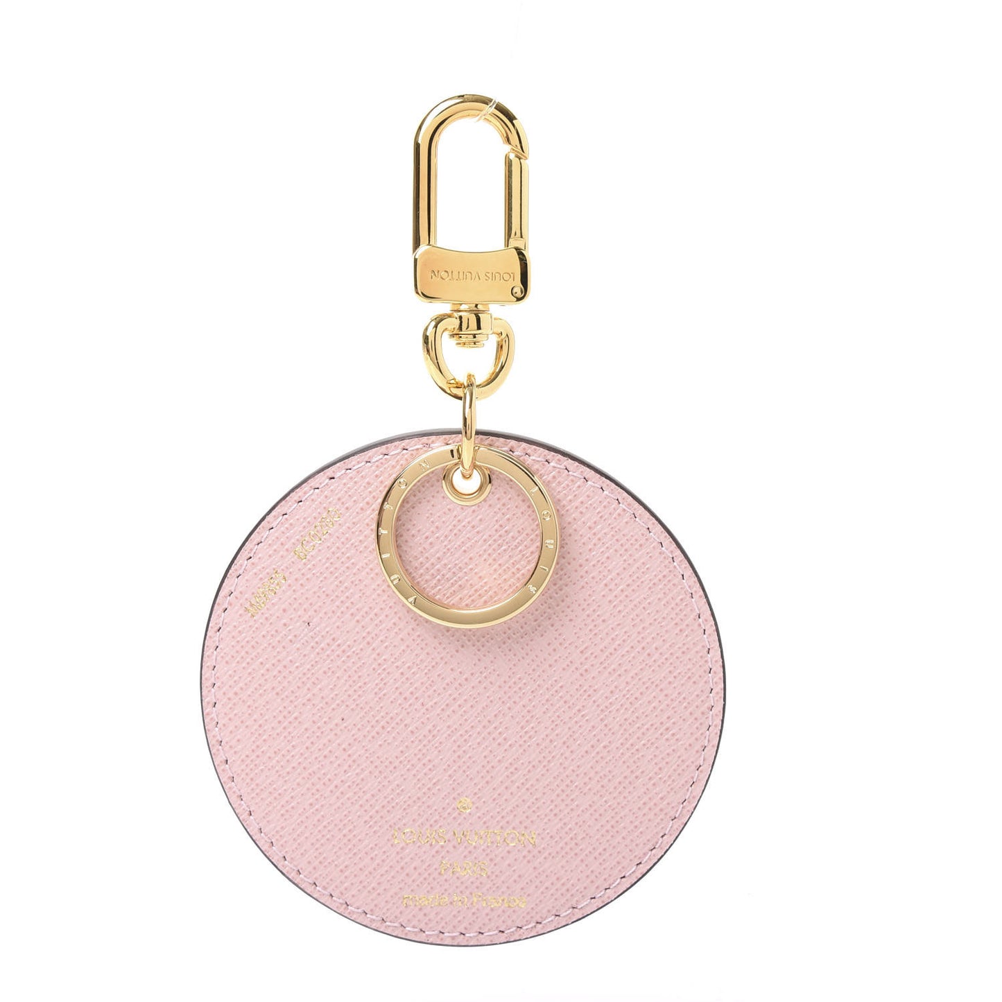 Monogram 2020 Christmas Animation Big Wheel Bag Charm Key Ring Rose Ballerine