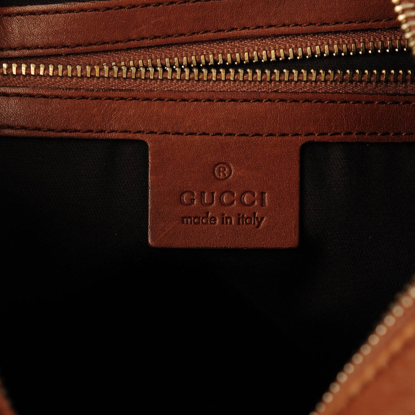 Calfskin Medium Horsebit Chain Hobo Brown
