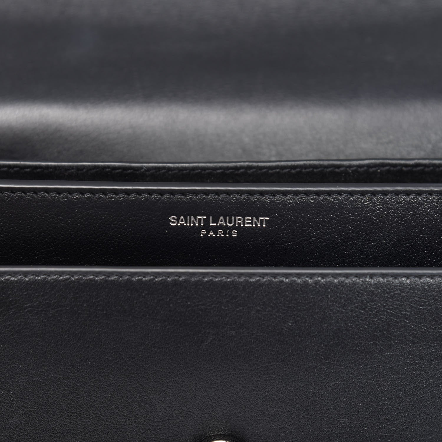Saint Laurent Calfskin Stars and Hearts Medium Monogram Sunset Black 6 of 9