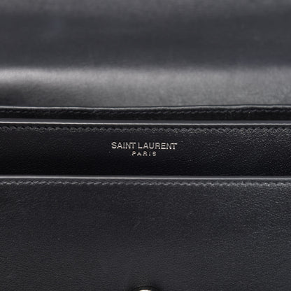Saint Laurent Calfskin Stars and Hearts Medium Monogram Sunset Black 6 of 9
