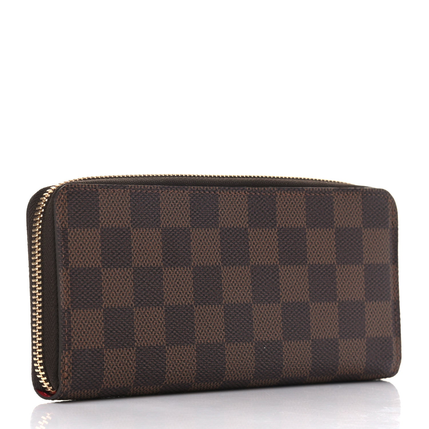 Louis Vuitton Damier Ebene Clemence Wallet Cherry 3 of 6