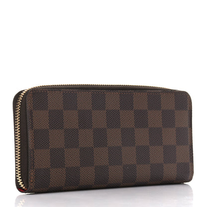 Louis Vuitton Damier Ebene Clemence Wallet Cherry 3 of 6