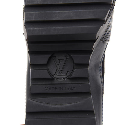 Louis Vuitton Suede Calfskin Monogram LV Black Heart Laureate Platform Desert Boots 37 Black 6 of 8