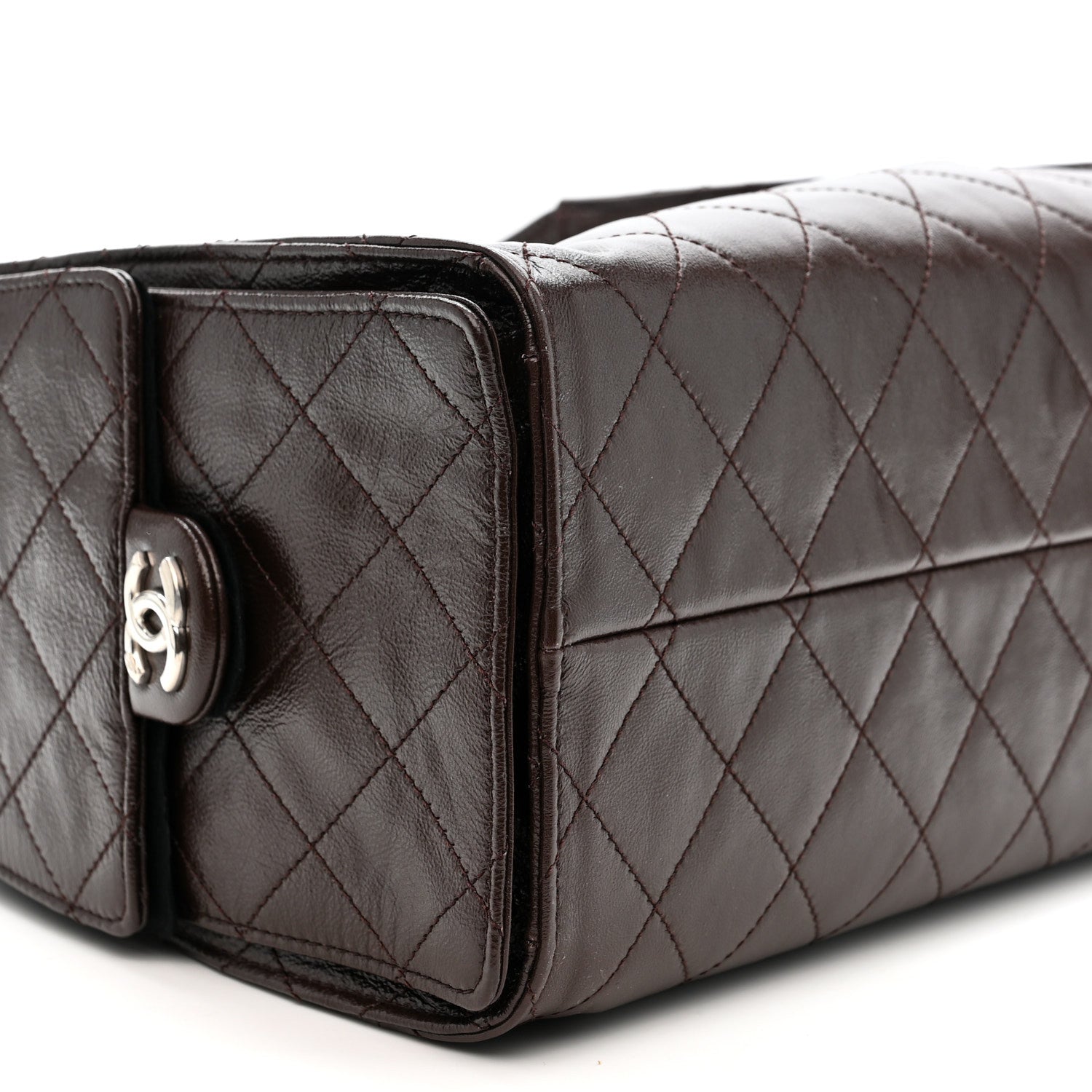 Chanel Caviar Quilted Small Chanel 25 Handbag Dark Brown 8 of 9