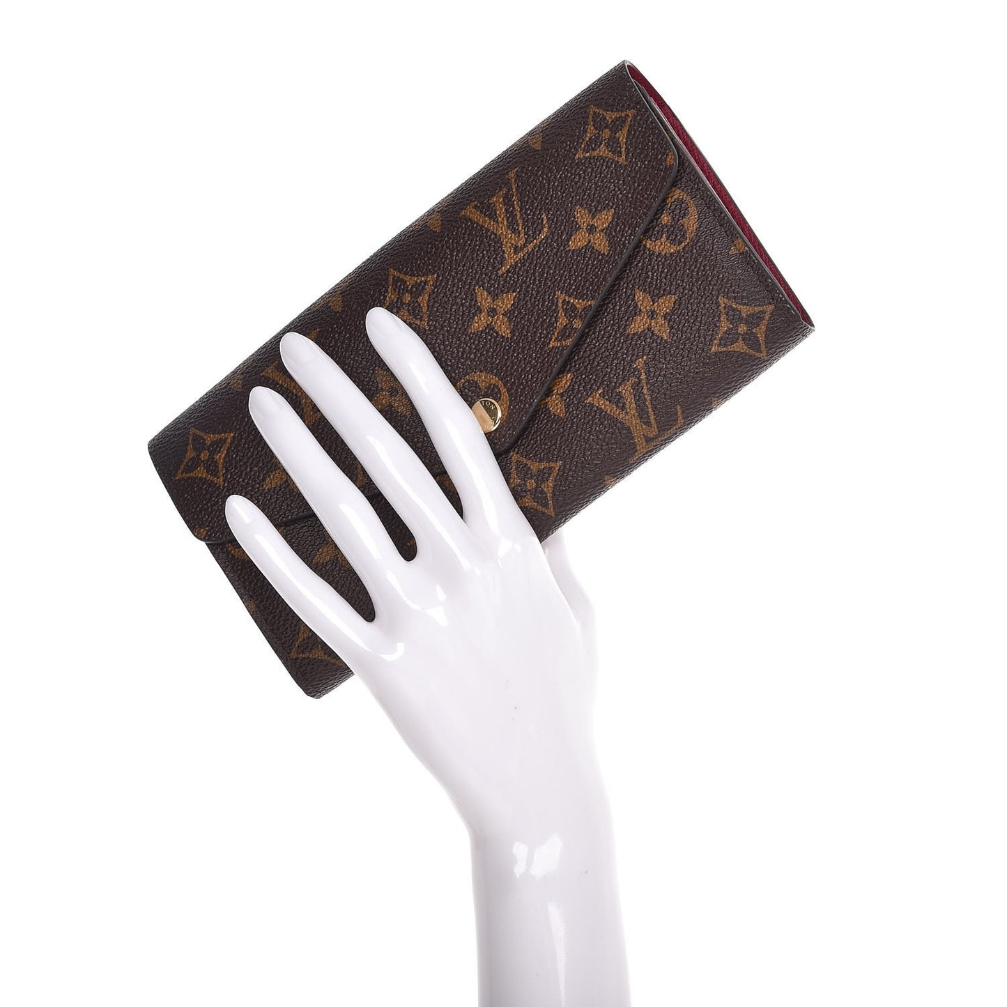Monogram Sarah Wallet NM Fuchsia