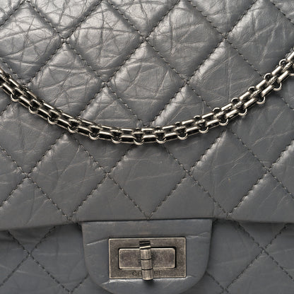 Chanel Aged Calfskin Quilted 2.55 Reissue 227 Flap Grey 8 of 11