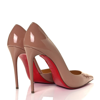 Christian Louboutin Patent Iriza 100 Pumps 39.5 Nude 4 of 8